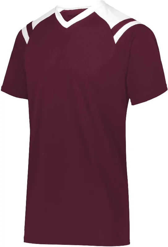 High Five 322970 Sheffield Jersey - Maroon White