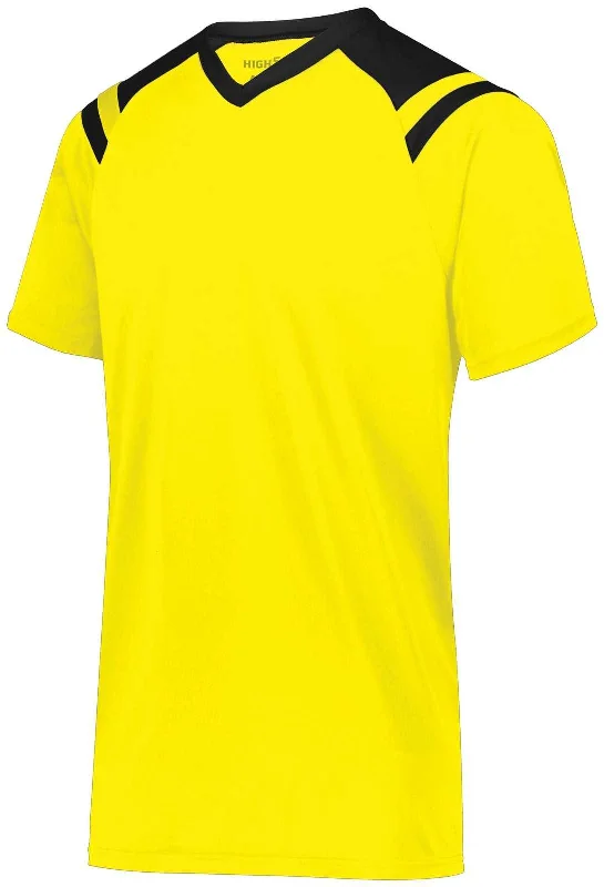 High Five 322971 Youth Sheffield Jersey - Electric Yellow Black