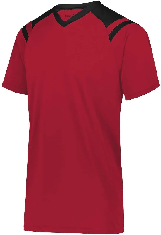 High Five 322971 Youth Sheffield Jersey - Scarlet Black