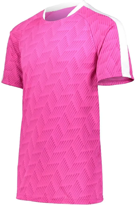 High Five 322980 Hypervolt Jersey - Power Pink Print White