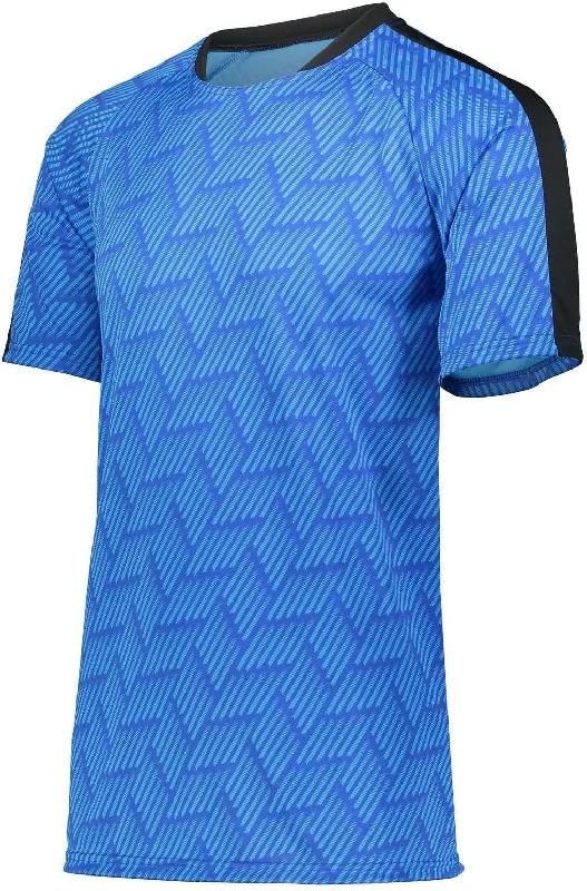 High Five 322980 Hypervolt Jersey - Royal Print Black