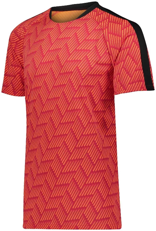 High Five 322980 Hypervolt Jersey - Scarlet Print Black