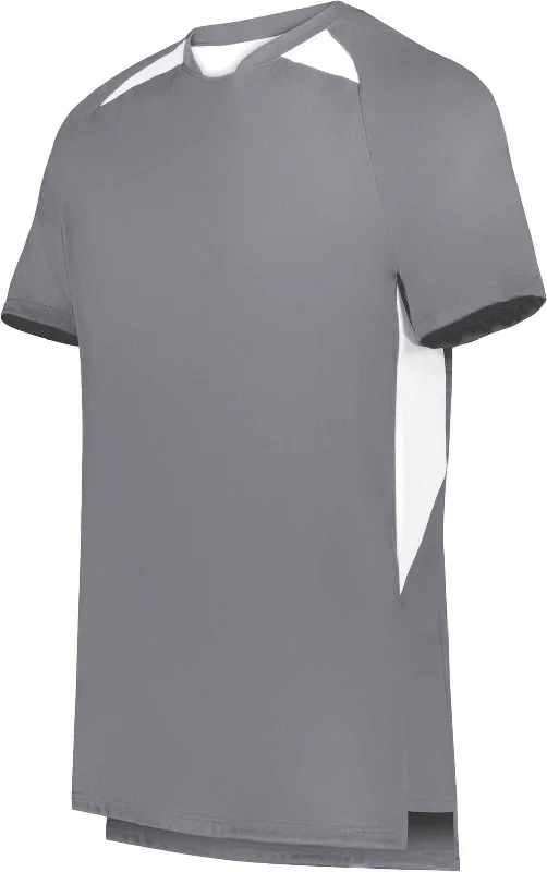 High Five 322990 Hawk Evolution Soccer Jersey - Graphite White