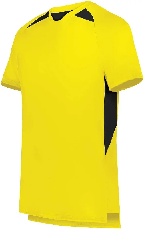 High Five 322990 Hawk Evolution Soccer Jersey - Power Yellow Black