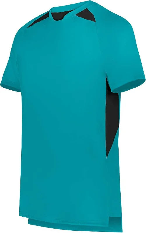 High Five 322990 Hawk Evolution Soccer Jersey - Teal Black