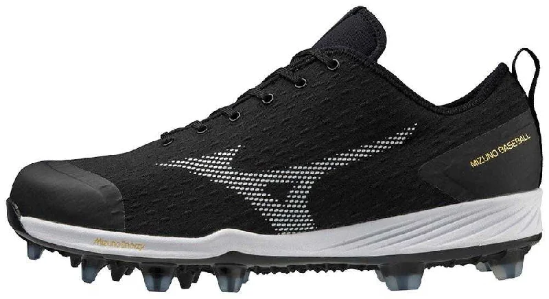 Mizuno Dominant 4 Low Molded Cleats - Black White