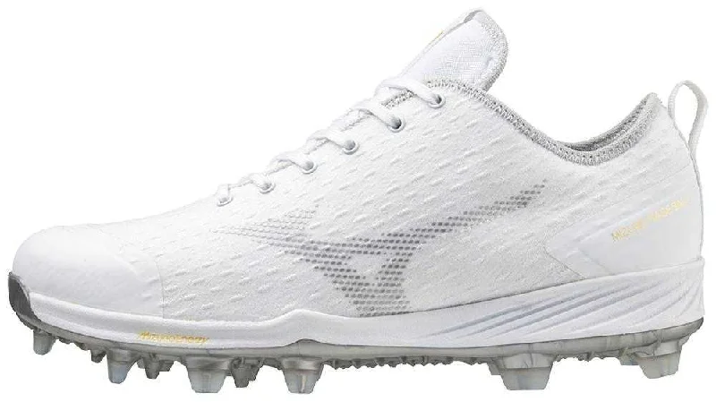 Mizuno Dominant 4 Low Molded Cleats - White