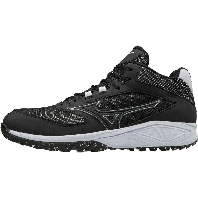 Mizuno Dominant All-Surface Mid Turf Shoe - Black White