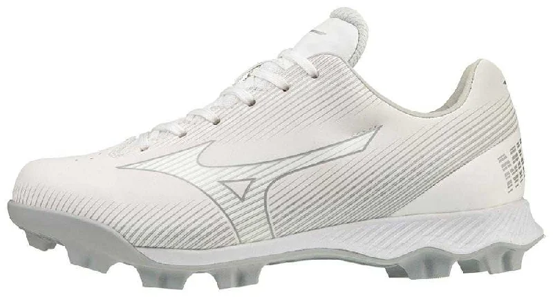 Mizuno Youth Wave Finch Lightrevo JR Low Molded Cleats - White