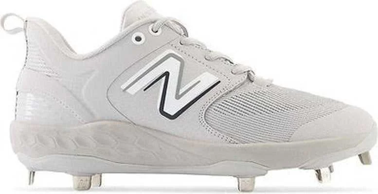 New Balance 3000v6 Fresh Foam Metal Cleats Low Cut - Gray