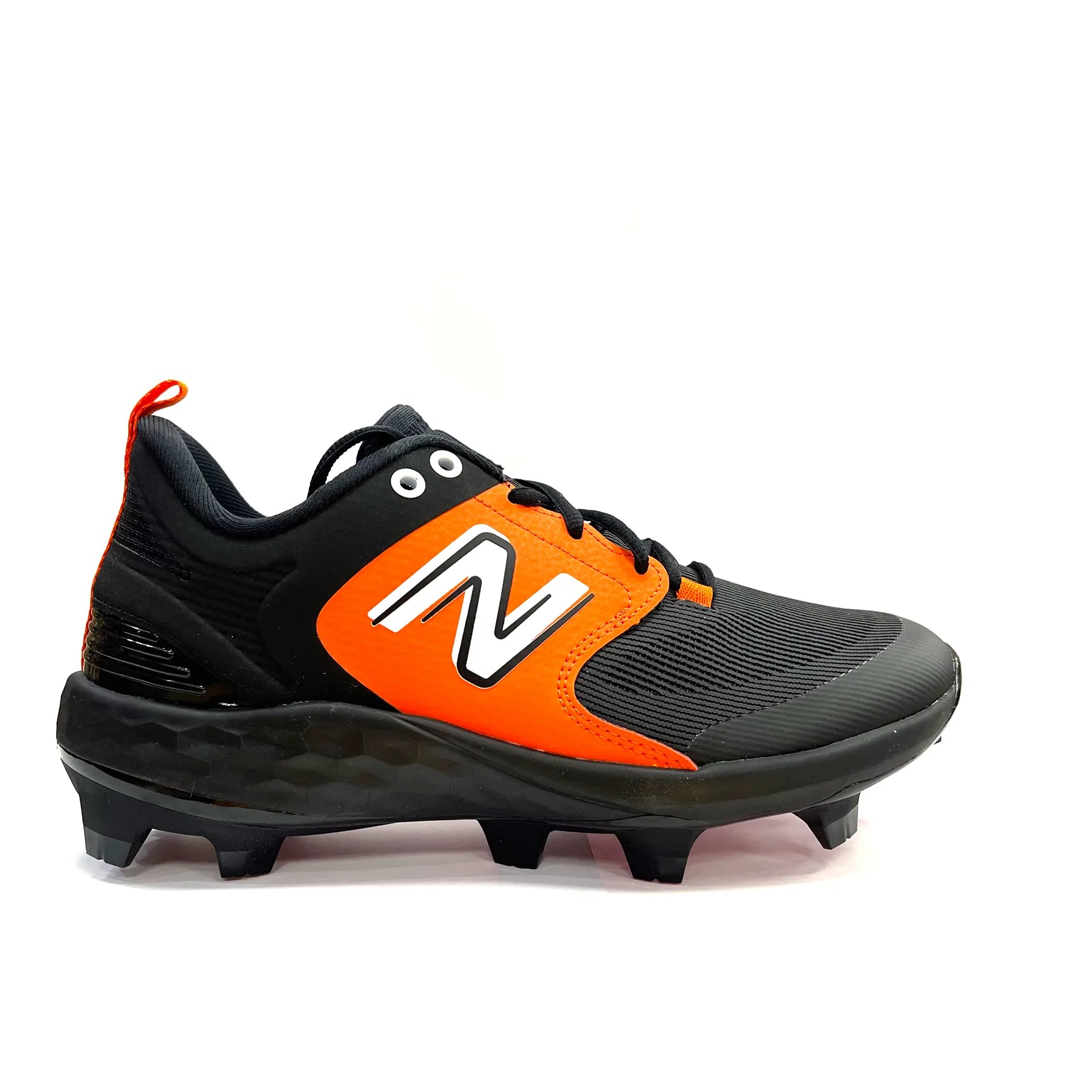 New Balance 3000v6 TPU Molded Cleat Low-Cut - Black Orange