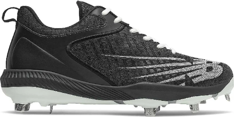 New Balance FuelCell  L4040v6 Low Cut Metal Cleat - Black White