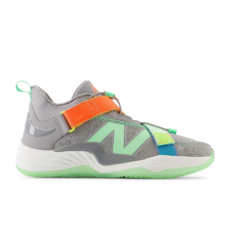 New Balance FuelCell Lindor 2 Pre Game Turf Shoes - Gray Neon Dragonfly Electric Jade