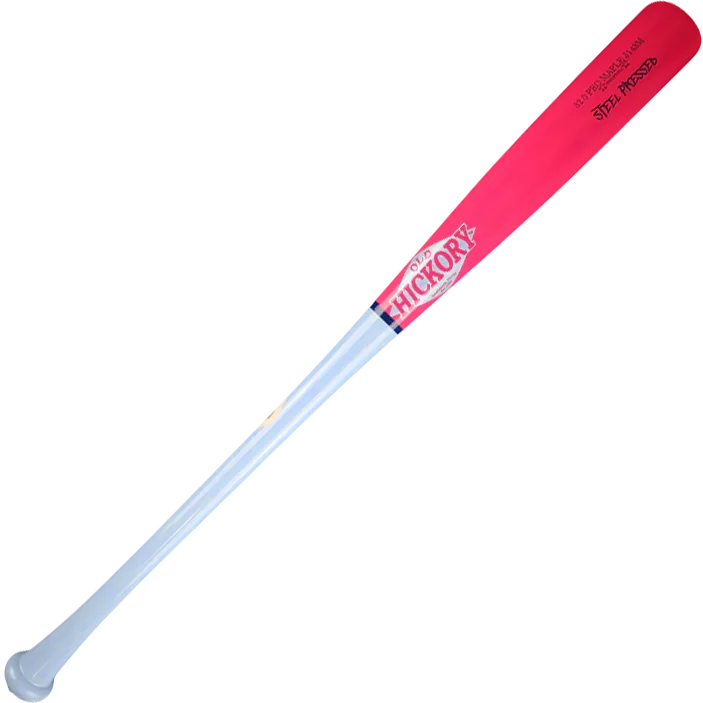 Old Hickory J143M Steel Pressed Cotton Candy Maple Wood Bat: J143M-CC