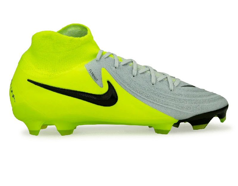 Nike Men's Phantom Luna II Pro FG Silver/Black/Volt