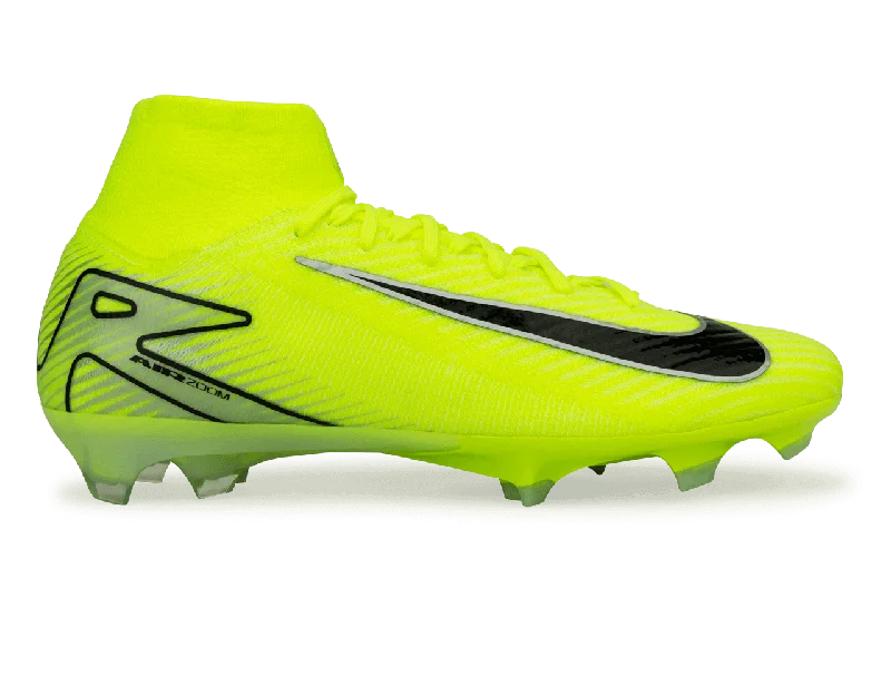 Nike Men's Zoom Mercurial Superfly 10 Elite FG Volt/Black