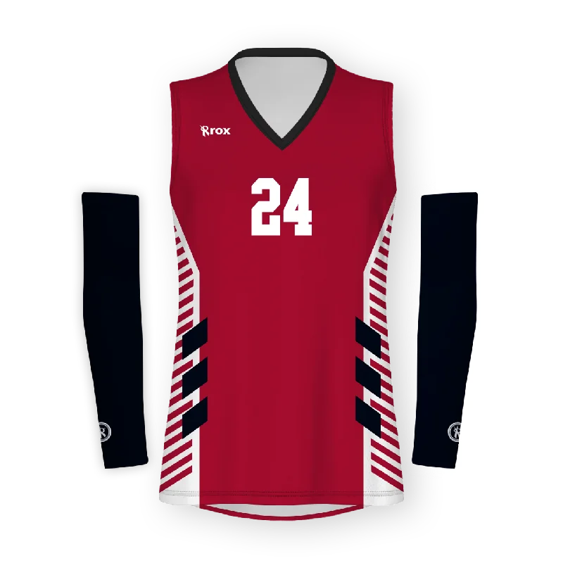 Arrow Women's Sleeveless with Sleeves Sublimated Volleyball Jersey