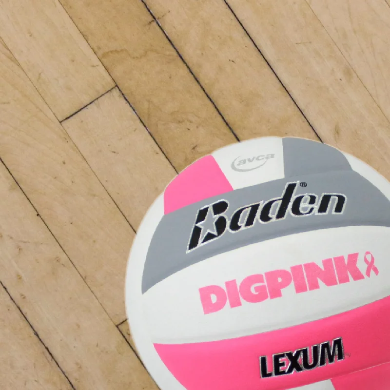 Official Baden Lexum Dig Pink® Microfiber Volleyball with Logos