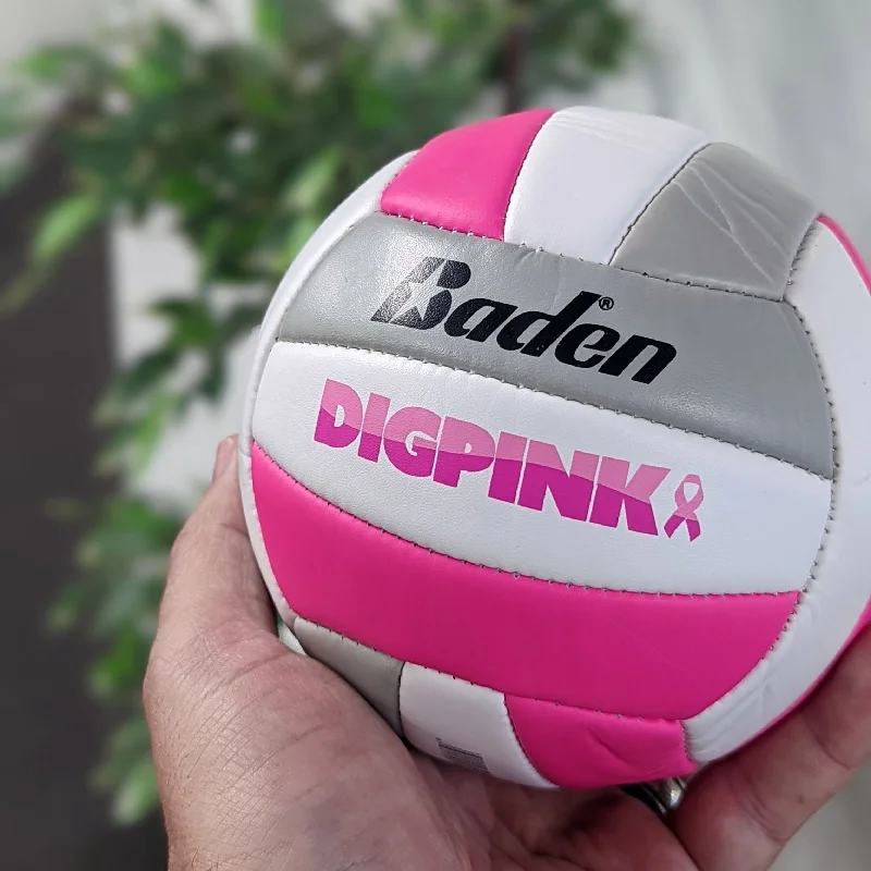 5 Inch Baden Mini Dig Pink® Volleyball with Dig Pink Logo