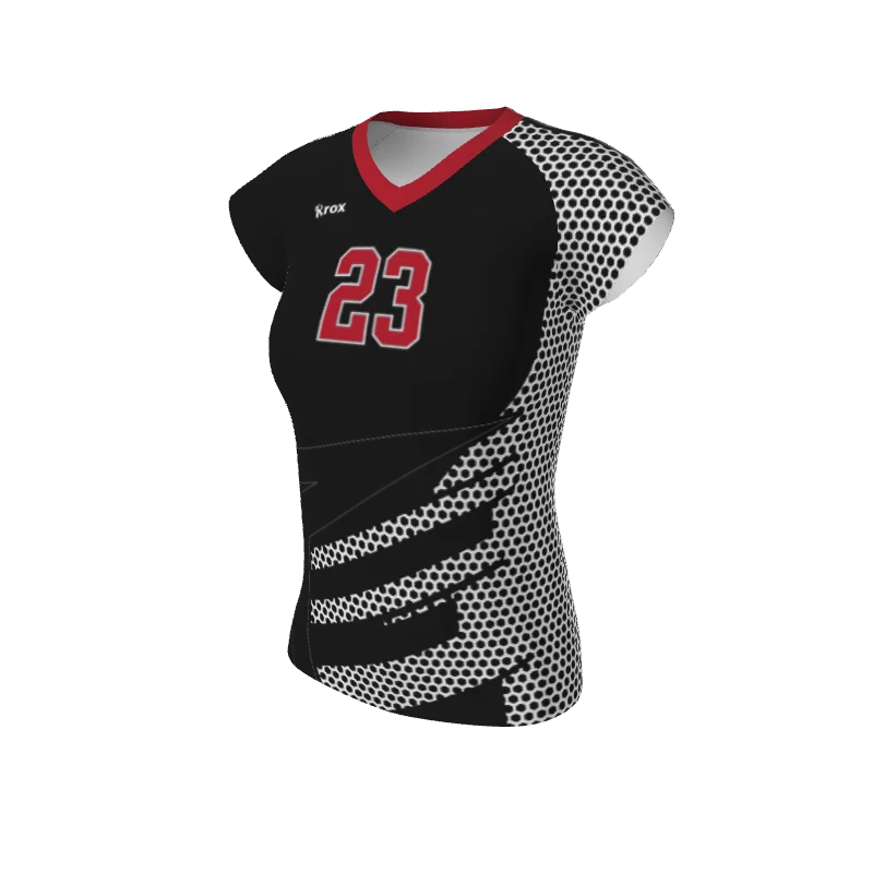 Women's Angle - R019 Womens Sublimated Jerseys. (x 30)