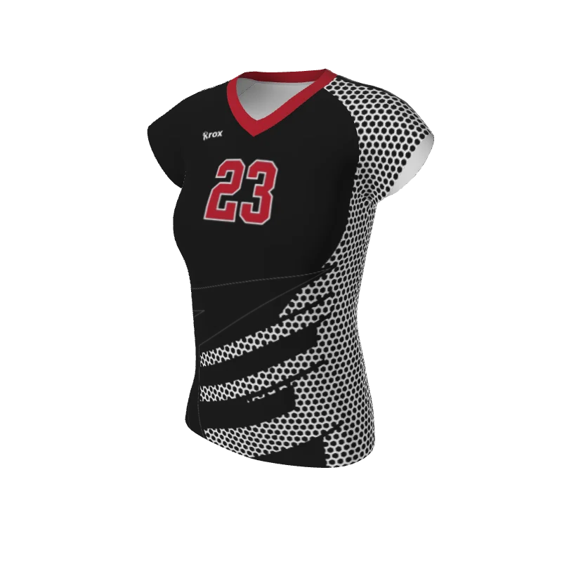 Women's Angle - R019 Womens Sublimated Jerseys. (x 30)