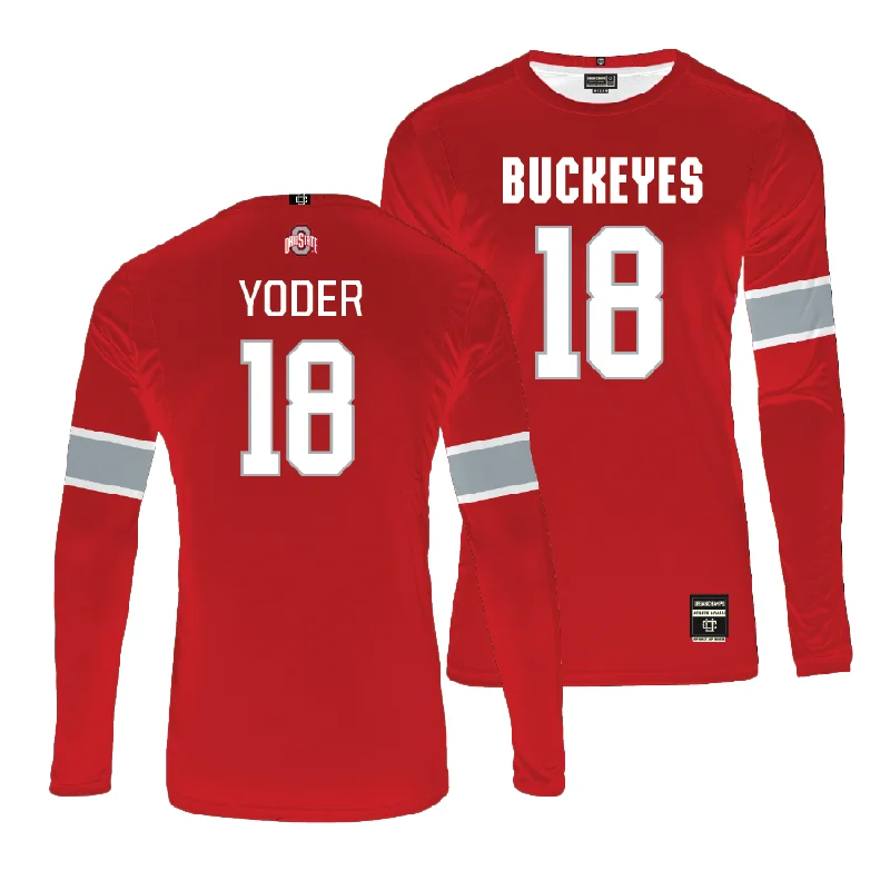 Ohio State Women's Red Volleyball Jersey   - Abby Yoder