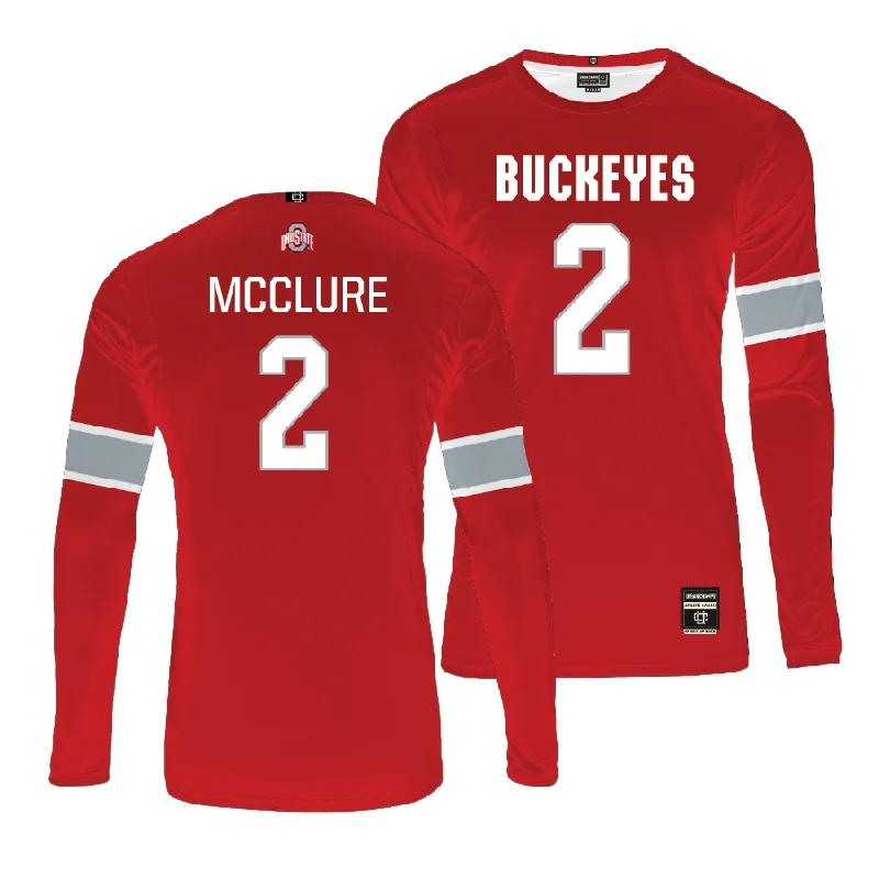 Ohio State Women's Red Volleyball Jersey - Anna McClure