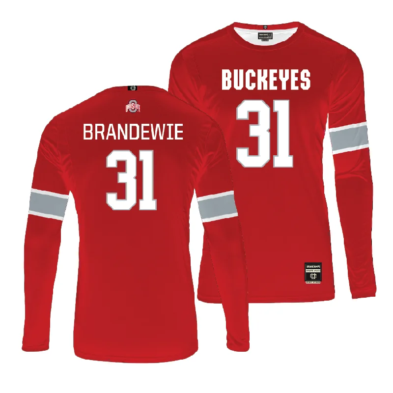 Ohio State Women's Red Volleyball Jersey - Eloise Brandewie