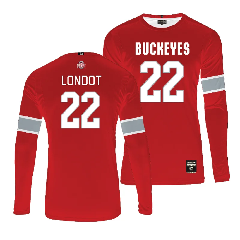 Ohio State Women's Red Volleyball Jersey - Emily Londot