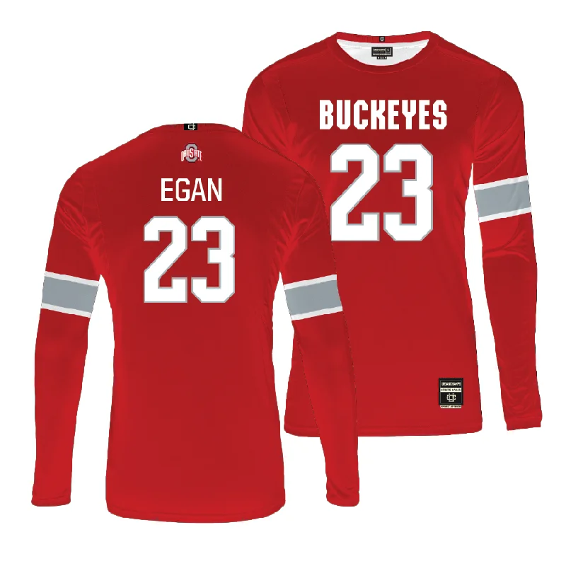 Ohio State Women's Red Volleyball Jersey - Grace Egan