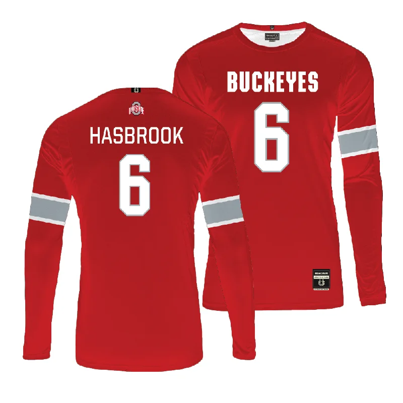 Ohio State Women's Red Volleyball Jersey   - Olivia Hasbrook