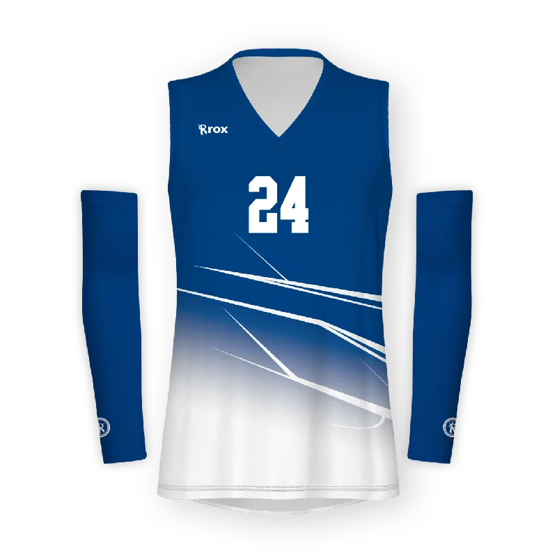 Shade Women's Sleeveless with Sleeves Sublimated Volleyball Jersey