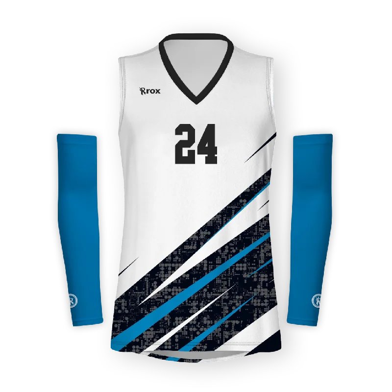 Victory Women's Sleeveless with Sleeves Sublimated Volleyball Jersey